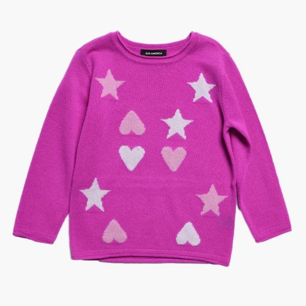 NWT 525 America Girls Cashmere Sweater - Size XXS